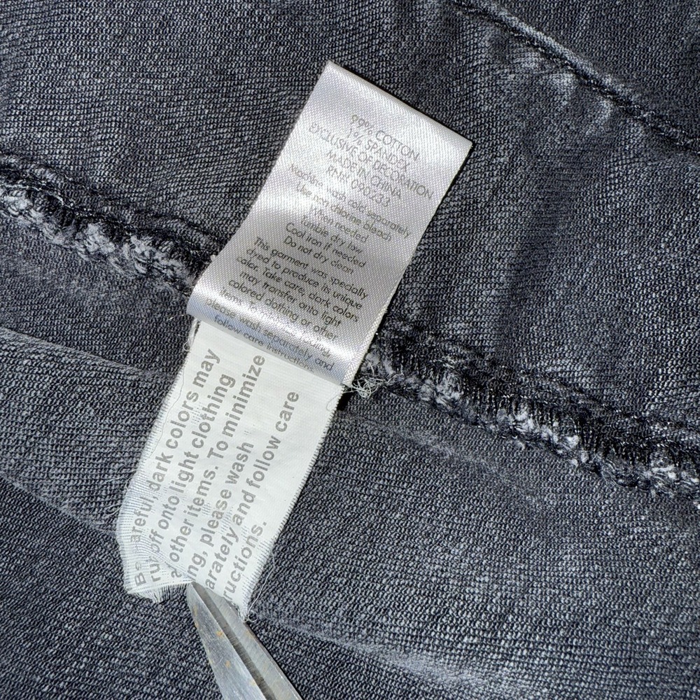 Pacsun Women's Black Denim Jacket Los Angeles Rainbow Embroidered Pockets Small - Picture 6 of 7